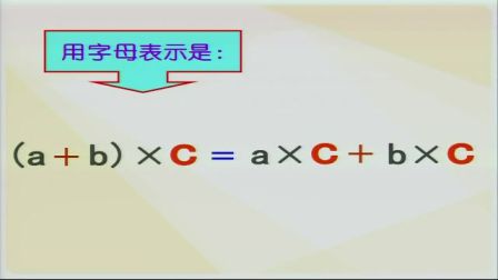 人教版小学数学四下《乘法分配律》天津张乃东