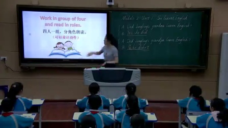 外研版(三起)小学英语五下Module2  Unit 1 She learnt English.河南段莎莎