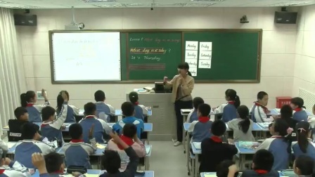 科普版小学英语五下《Lesson 8 What day is it today -》河南付佳佳