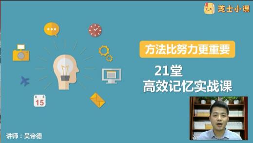 21堂高效小学生记忆力锻炼实战提高班讲课截图（1）