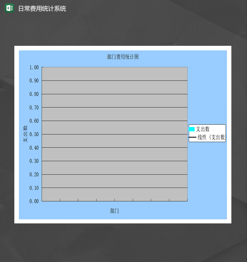 公司日常支出费用统计表财务报表Excel模板-1