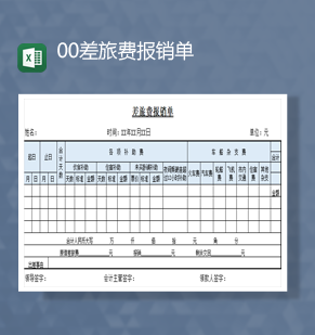 公司员工住宿差旅费经费报销登记