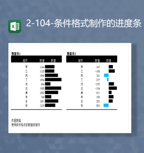 黑色数据值统计条件格式制作的进