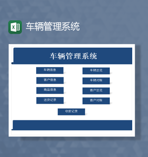 车辆信息统计详情表车辆管理系统