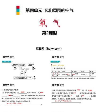《氧气》我们周围的空气PPT(第2课时)