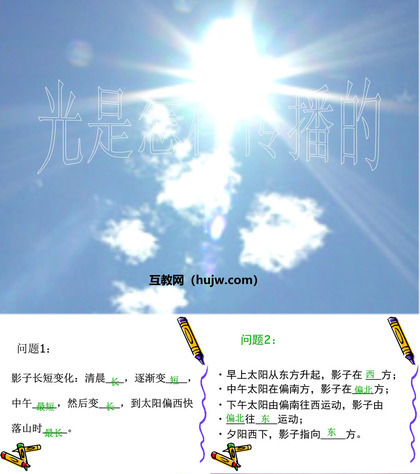 《光是怎样传播的》光PPT课件下载2