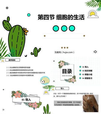 《细胞的生活》PPT优秀课件