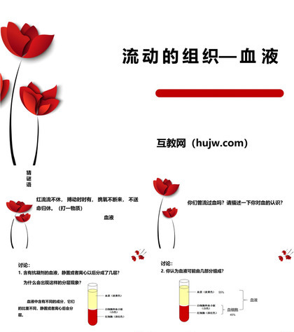 《流动的组织-血液》PPT优质课件