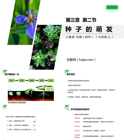 《种子的萌发》PPT精品课件