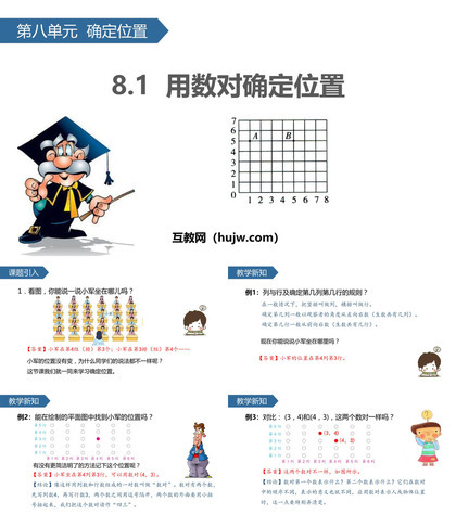 《用数对确定位置》确定位置PPT下载