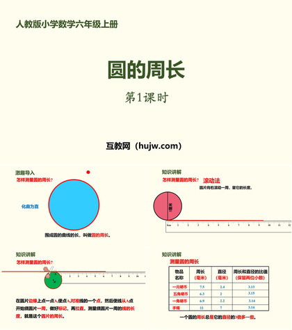 《圆的周长》圆PPT(第1课时)