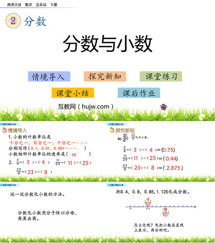 《分数与小数》分数PPT下载