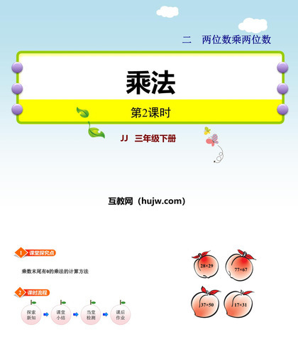 《乘法》两位数乘两位数PPT下载(第2课时)
