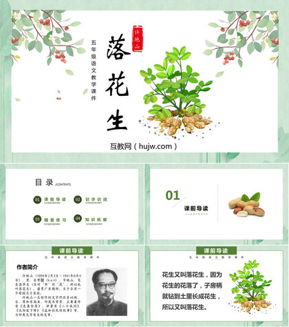 《落花生》PPT优质教学课件