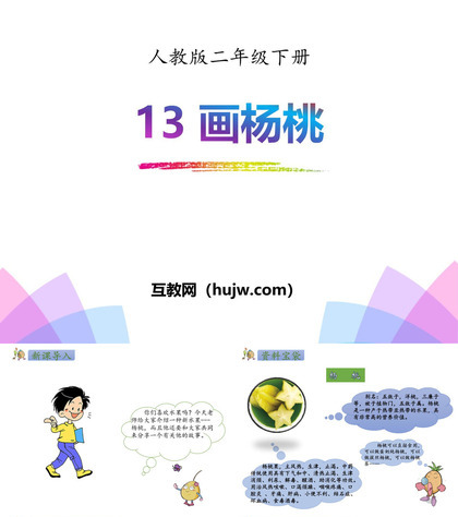 《画杨桃》PPT