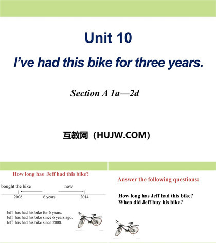 《I've had this bike for three years》PPT课件下载7