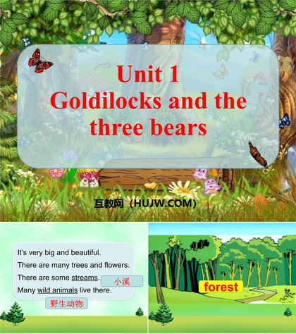 《Goldilocks and the three bears》PPT课件下载