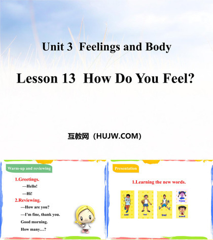 《How Do You Feel?》Feelings and Body PPT教学课件