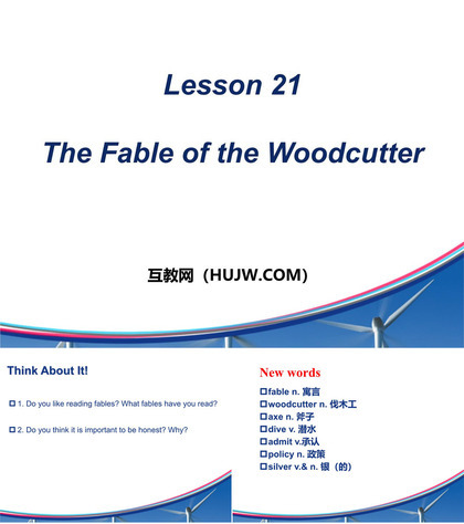 《The Fable of the Woodcutter》Stories and Poems PPT教学课件