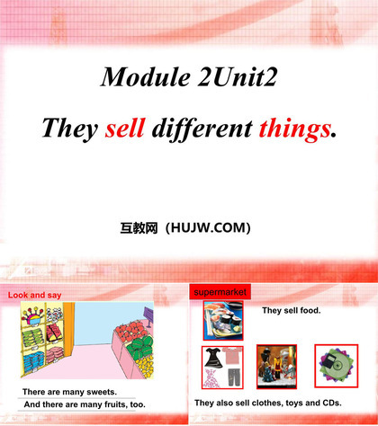 《They sell different things》PPT课件下载2