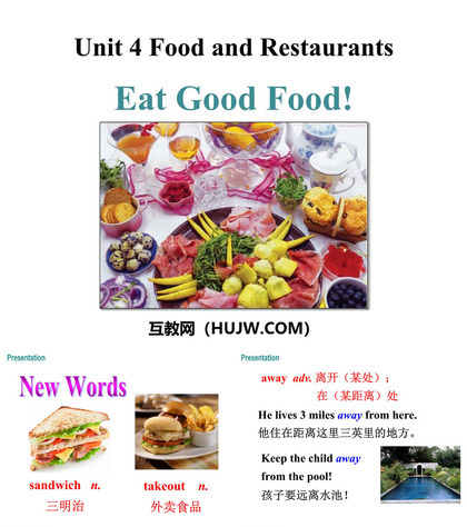 《Eat Good Food!》Food and Restaurants PPT