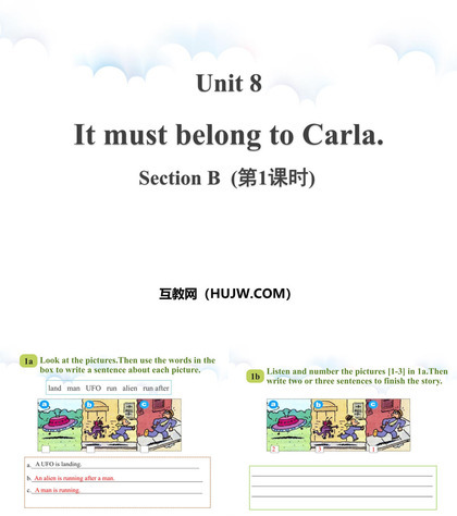 《It must belong to Carla》SectionB PPT课件下载(第1课时)