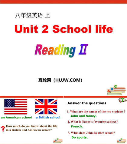 《School life》ReadingPPT课件下载