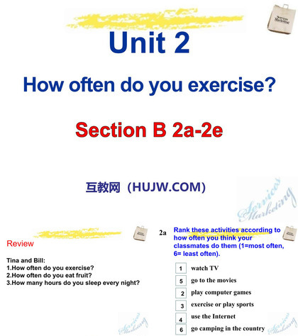 《How often do you exercise?》PPT课件下载25