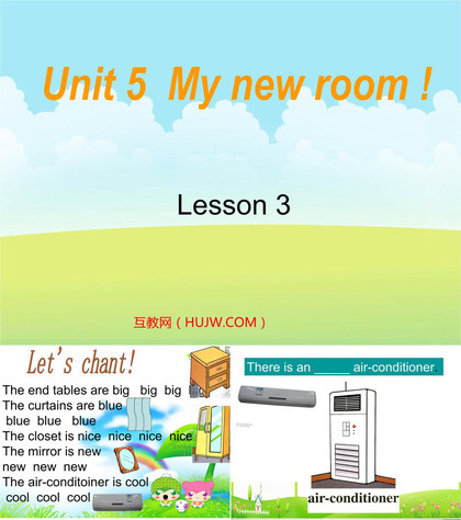 《Unit5 My New Room!》第三课时PPT课件下载