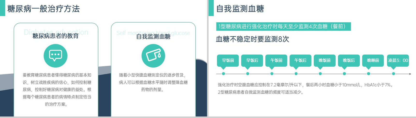 绿色简约糖尿病健康知识普及宣教主题教育PPT模板-7