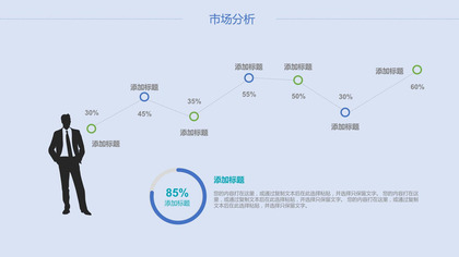 大气市场调研分析PPT图表模板