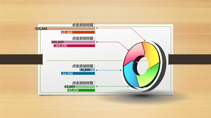 圆环创意实用SWOT分析PPT图表模板