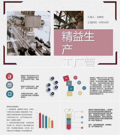 企业成本控制管理精益生产管理基本内容概念解析PPT模板