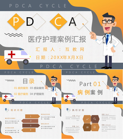 质量管理方法培训PDCA循环的四个阶段PPT模板