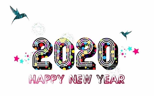 快乐新年-2020-PNG免抠图片