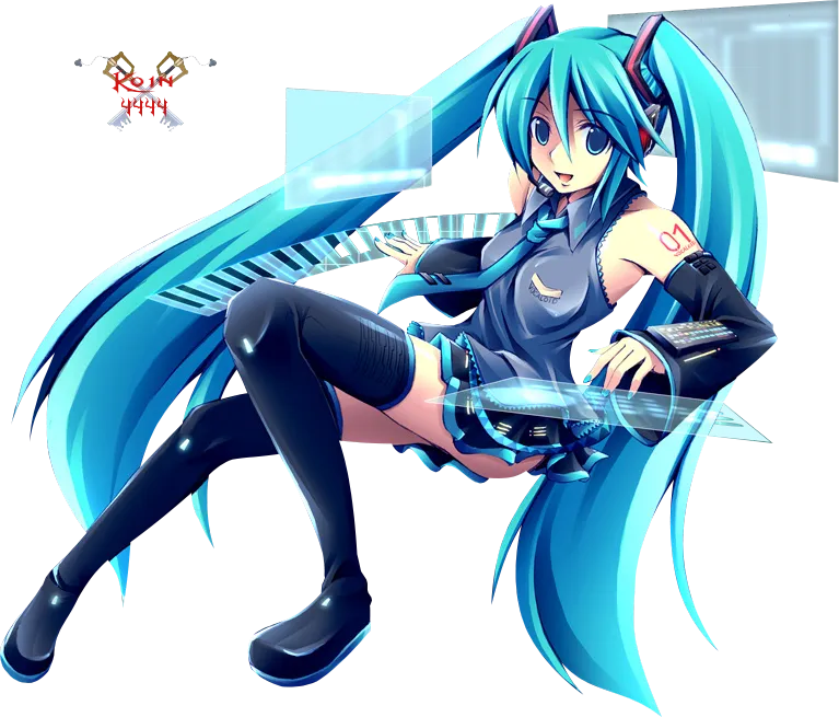 Miku Hatsune PNG免抠图片