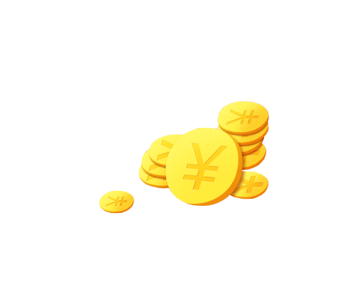 金币一堆钱png