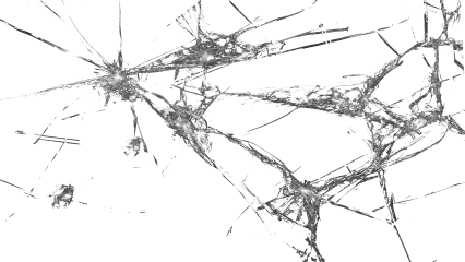 破碎的挡风玻璃撞击碎玻璃PNG免抠图片