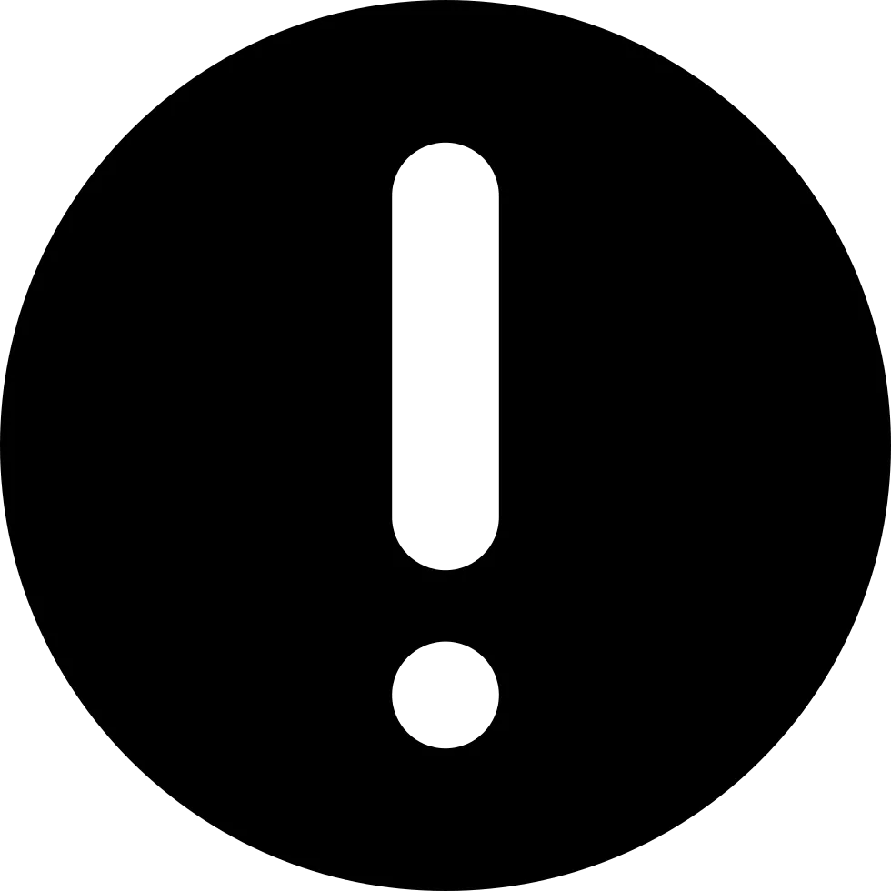 黑色矢量图物理学感叹号PNG免抠图片