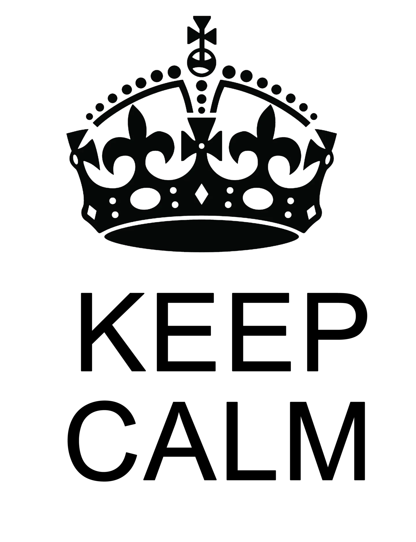 王子王冠矢量图保持冷静PNG免抠图片