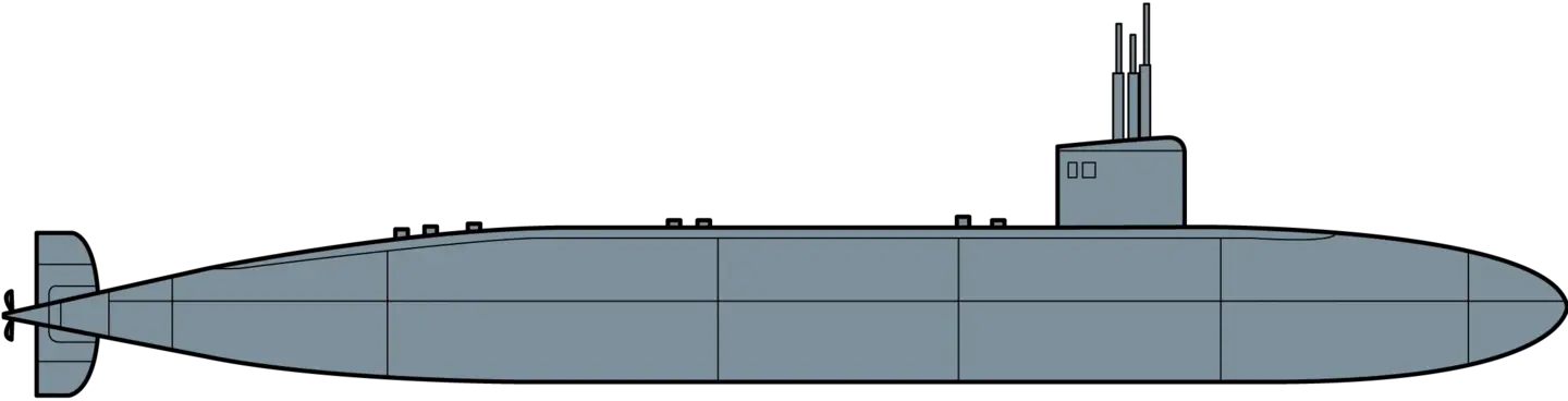 现代里面矢量图潜艇PNG免抠图片