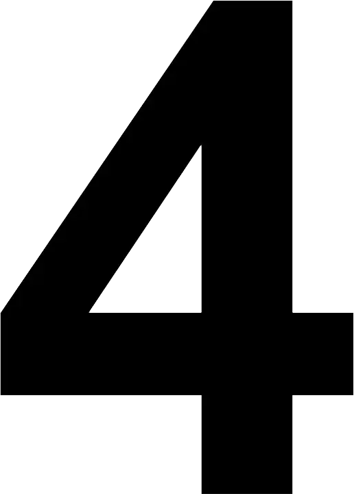 象征标志图标数字4PNG免抠图片