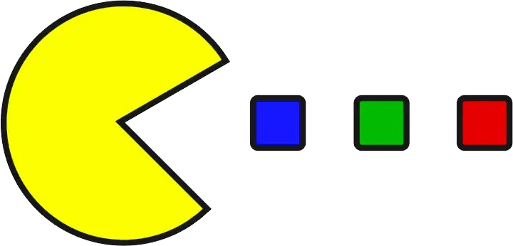 交通标志数字时钟象征吃豆人PNG免抠图片