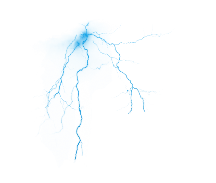 矢量图地图自然地理打雷PNG免抠图片