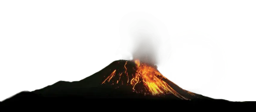 火山火山灾难火山PNG免抠图片