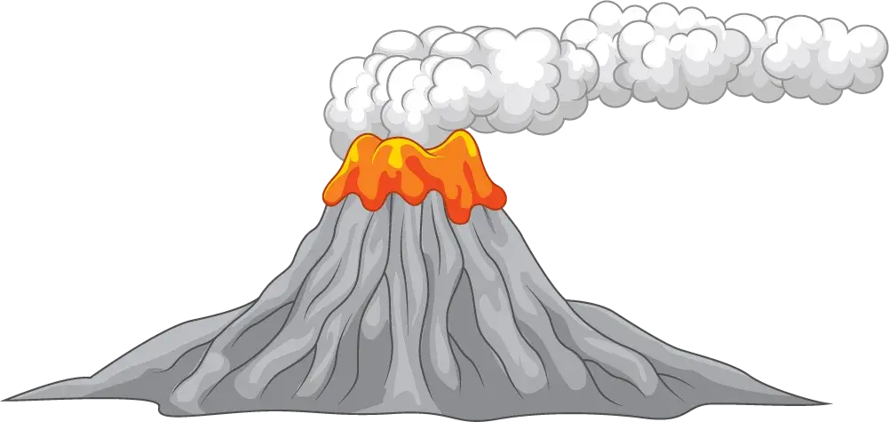 灾难熔岩火山火山PNG免抠图片