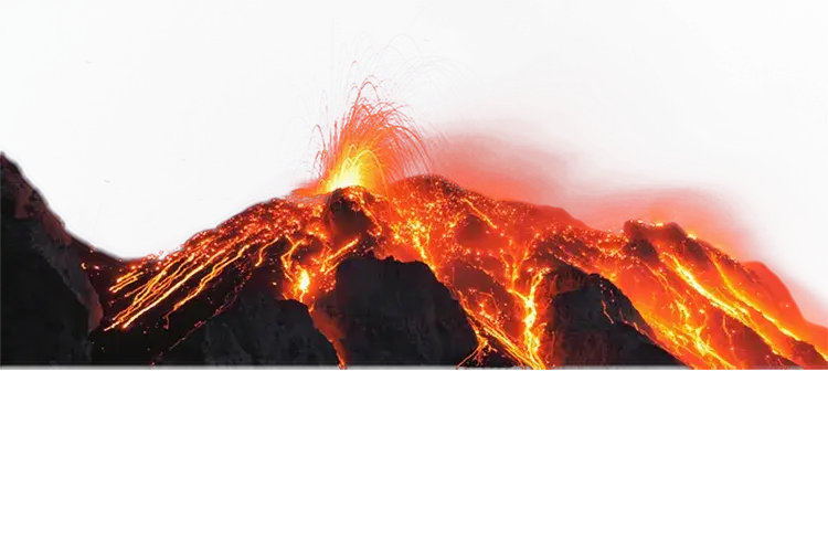 火山火温暖火山PNG免抠图片