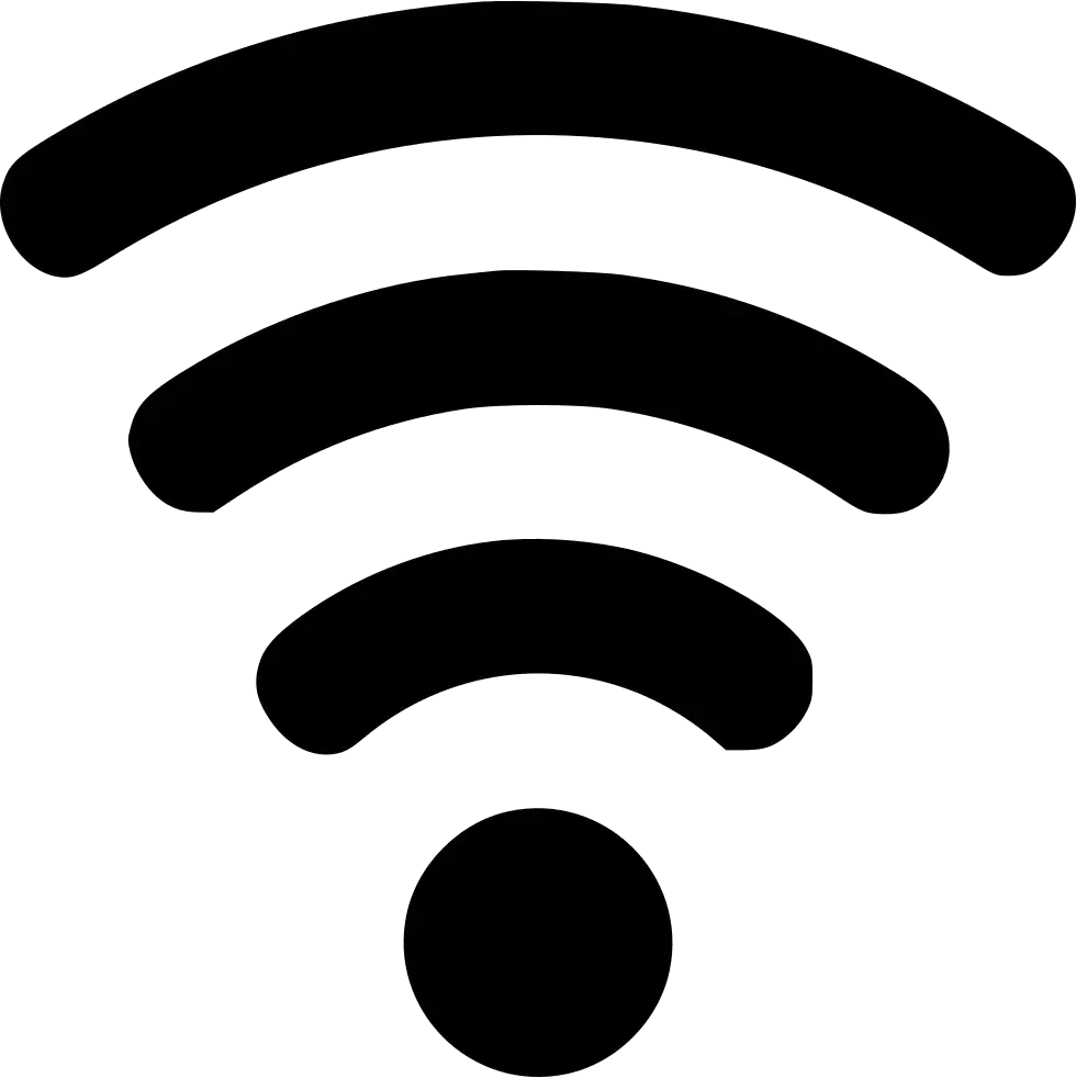 黑色象征标志wifiPNG免抠图片