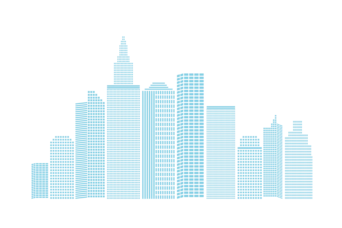 建设摩天大楼城市PNG免抠图片