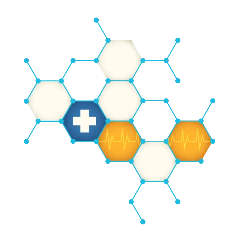 蜂窝分子矢量图PNG免抠图片